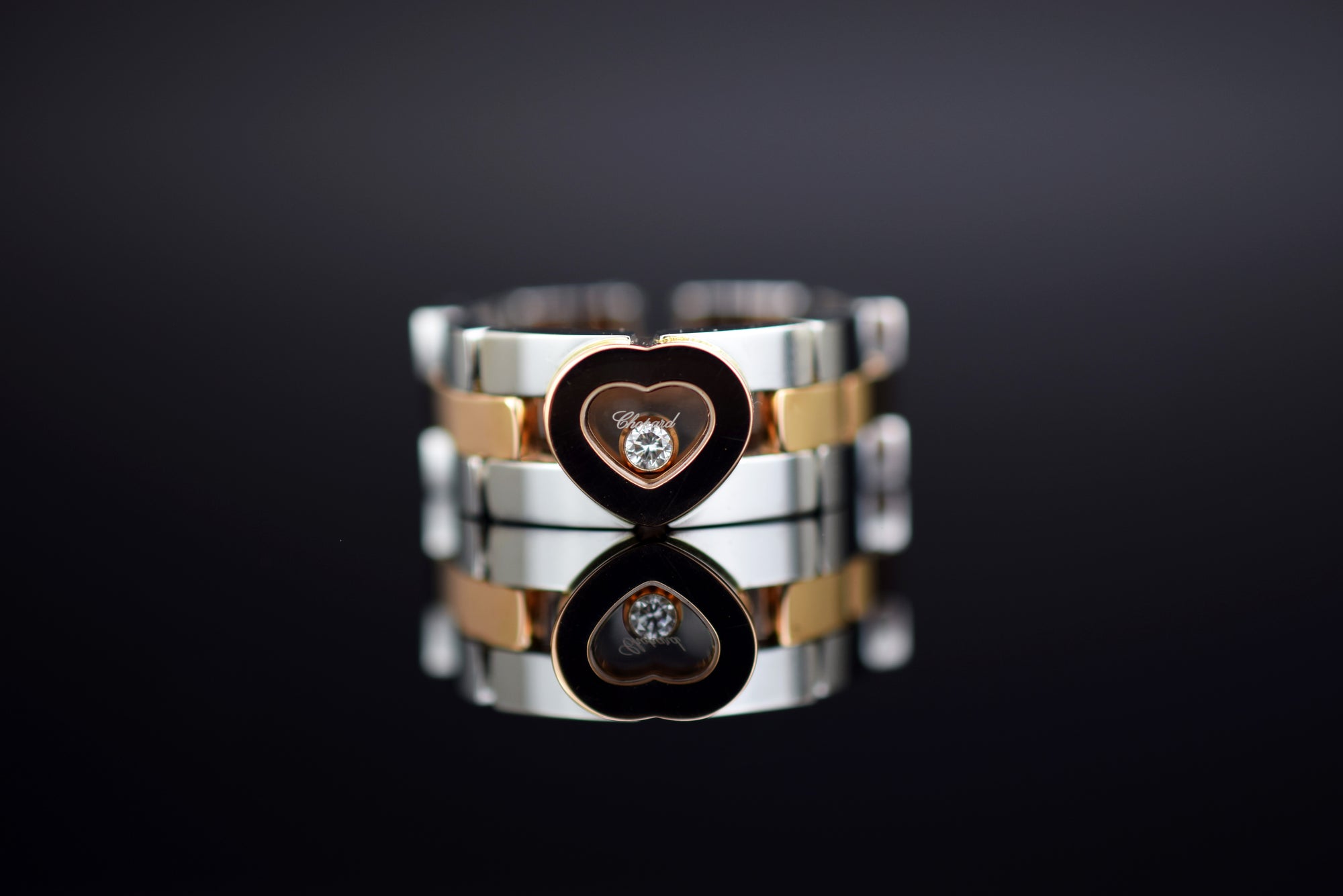 Chopard Happy Diamonds Ring - 750er Rosé- & Weißgold