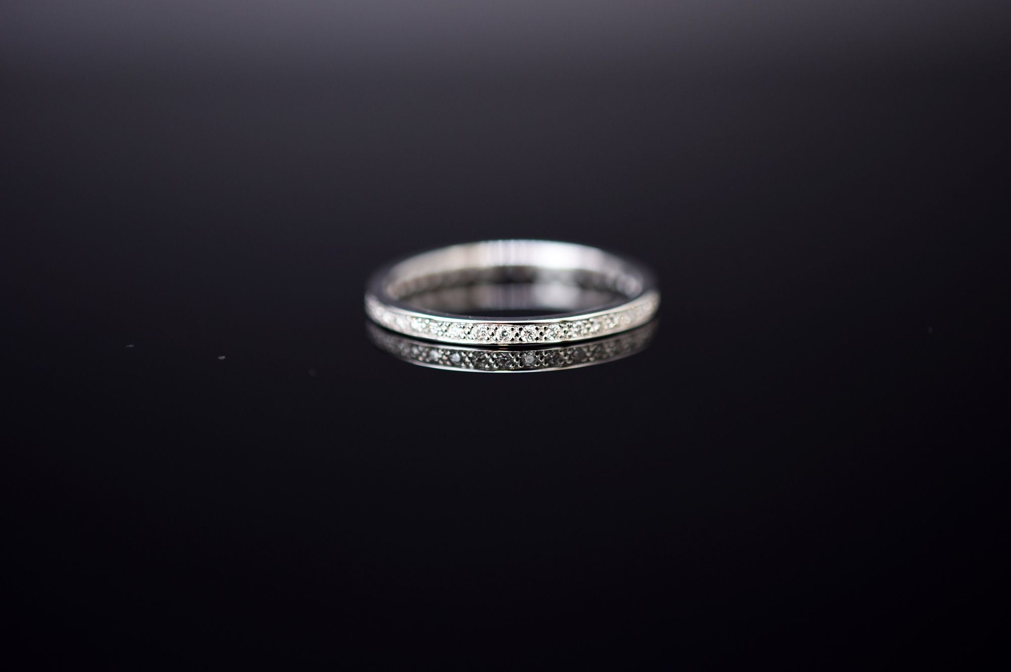Bella Luce Memoire Diamantring aus 585er Weißgold - 0.20 ct. - Ringgröße 54