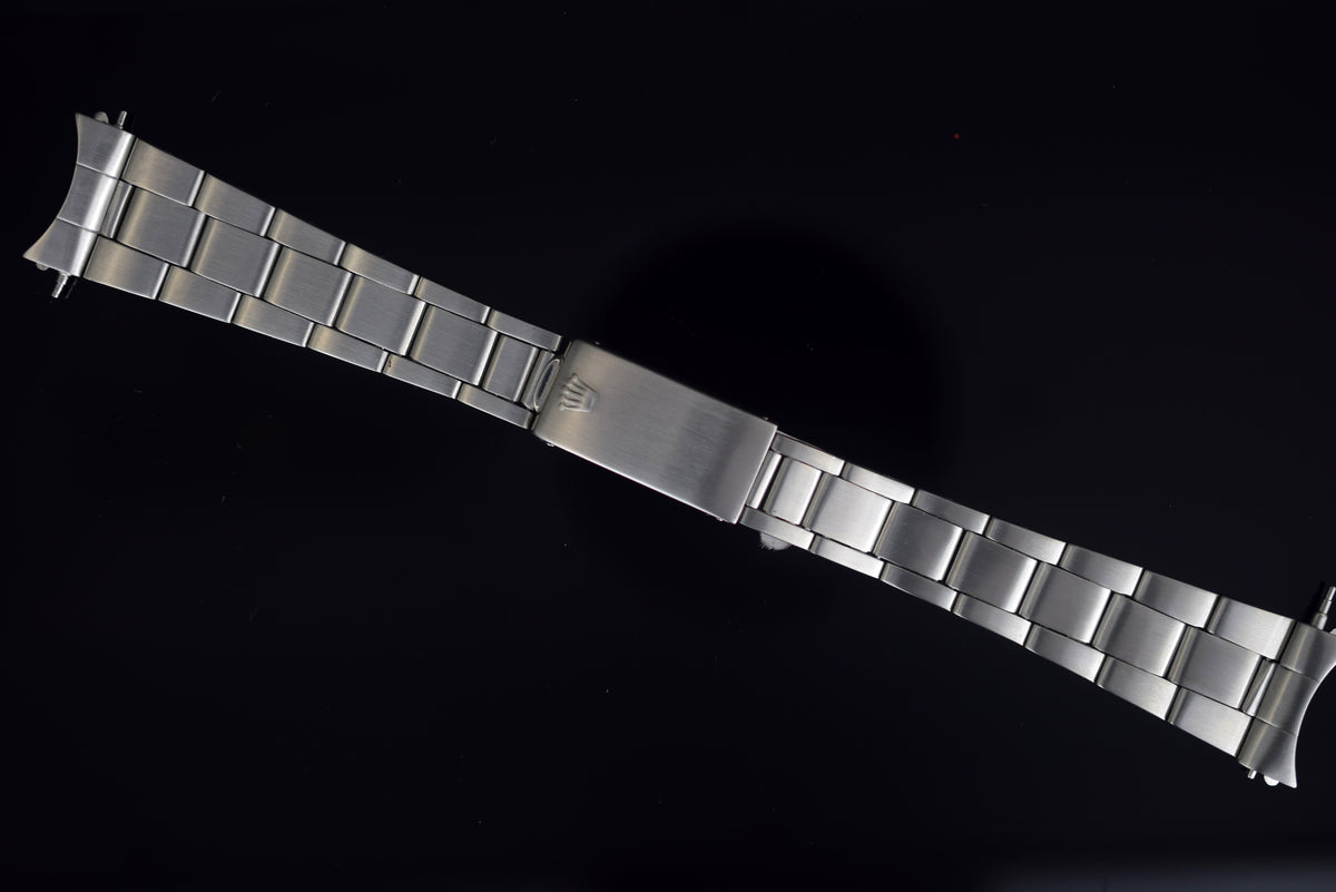 Rolex Oyster-Band gefaltet für Rolex Oyster Perpetual &amp; Air-King Modelle aus Edelstahl - Referenz 7835 - 19mm Anstoß