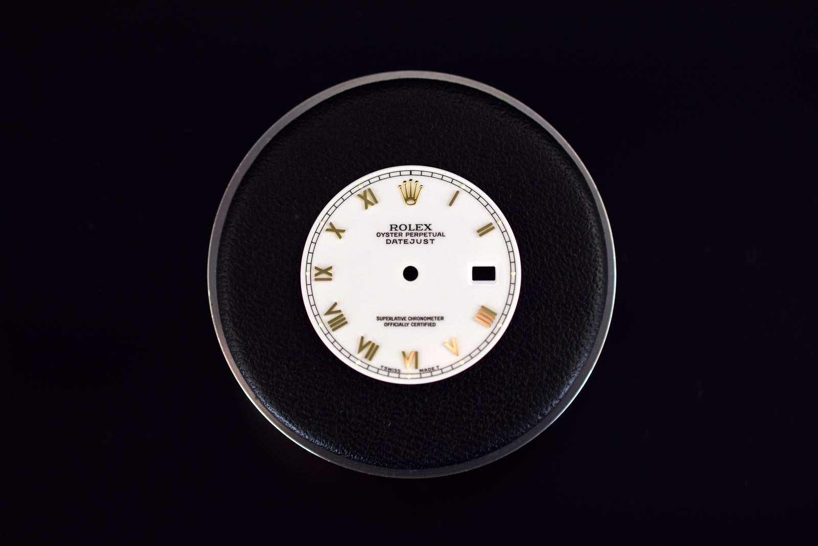 Rolex Zifferblatt "T Swiss-Made T" für Rolex Datejust 36 Plexiglas -Stahl/Gold oder Gold Modelle - Referenz 16013, 16018