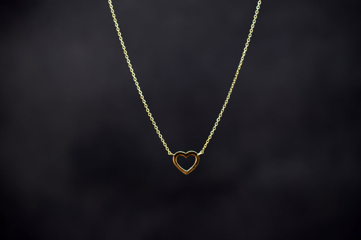 Collier mit Herz - 585er Gelbgold