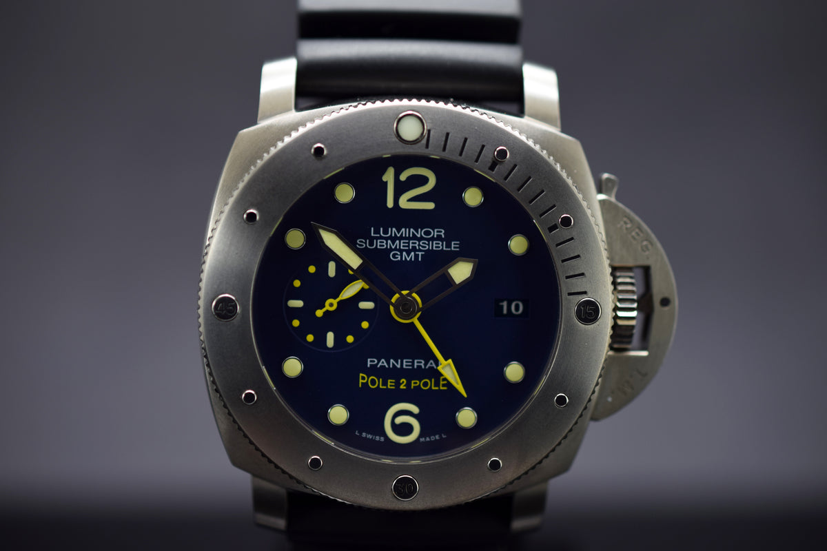 Panerai Luminor Submersible 1950 3 Days GMT Automatic Titanio - Aus 2016
