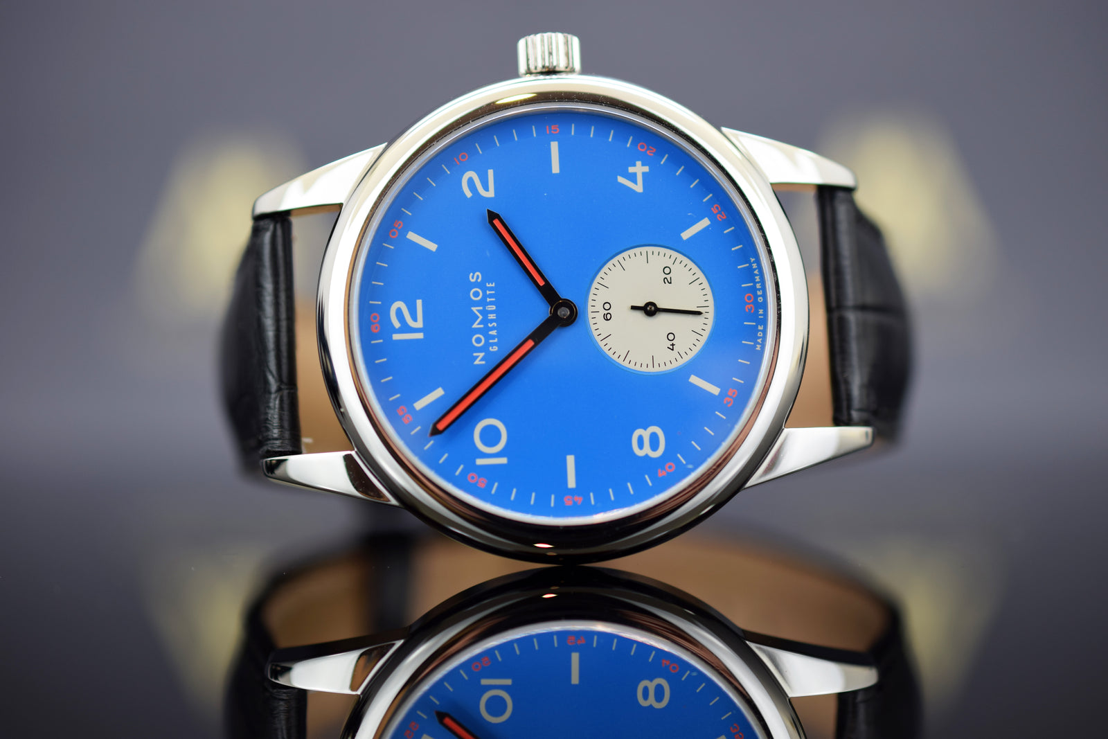 Nomos Glashütte Club Automat "Hanseat" - Fullset - Aus 2010