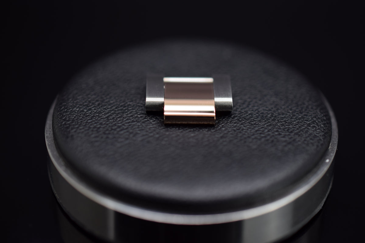 Rolex Armband-Element aus Edelstahl/Roségold