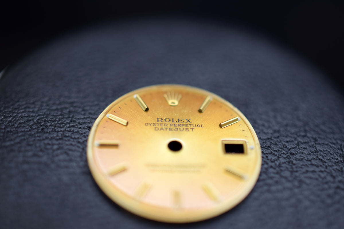 Rolex Zifferblatt &quot;T Swiss-Made T&quot; für Rolex Lady Datejust 26 Saphirglas Stahl/Gold, Gold Modelle - Referenz 69173, 69178