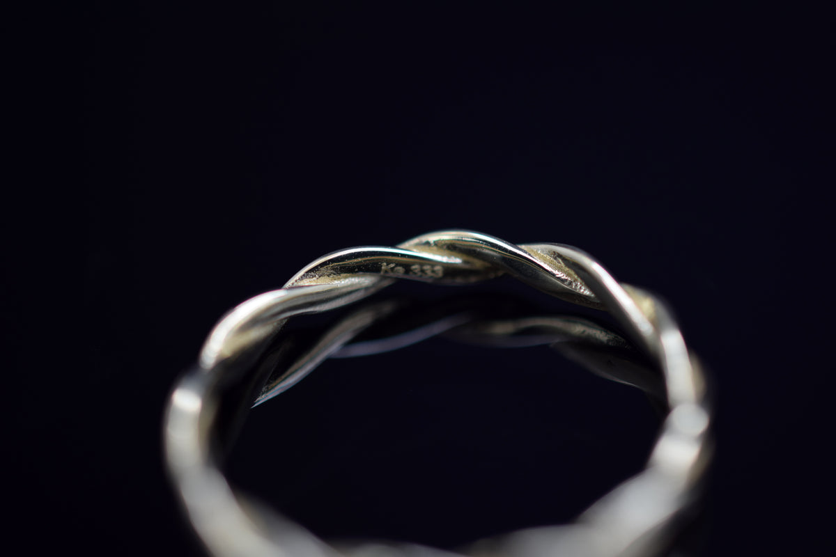 Damenring &quot;Twisted&quot; aus 333er Gelbgold - Ringgröße 54/56