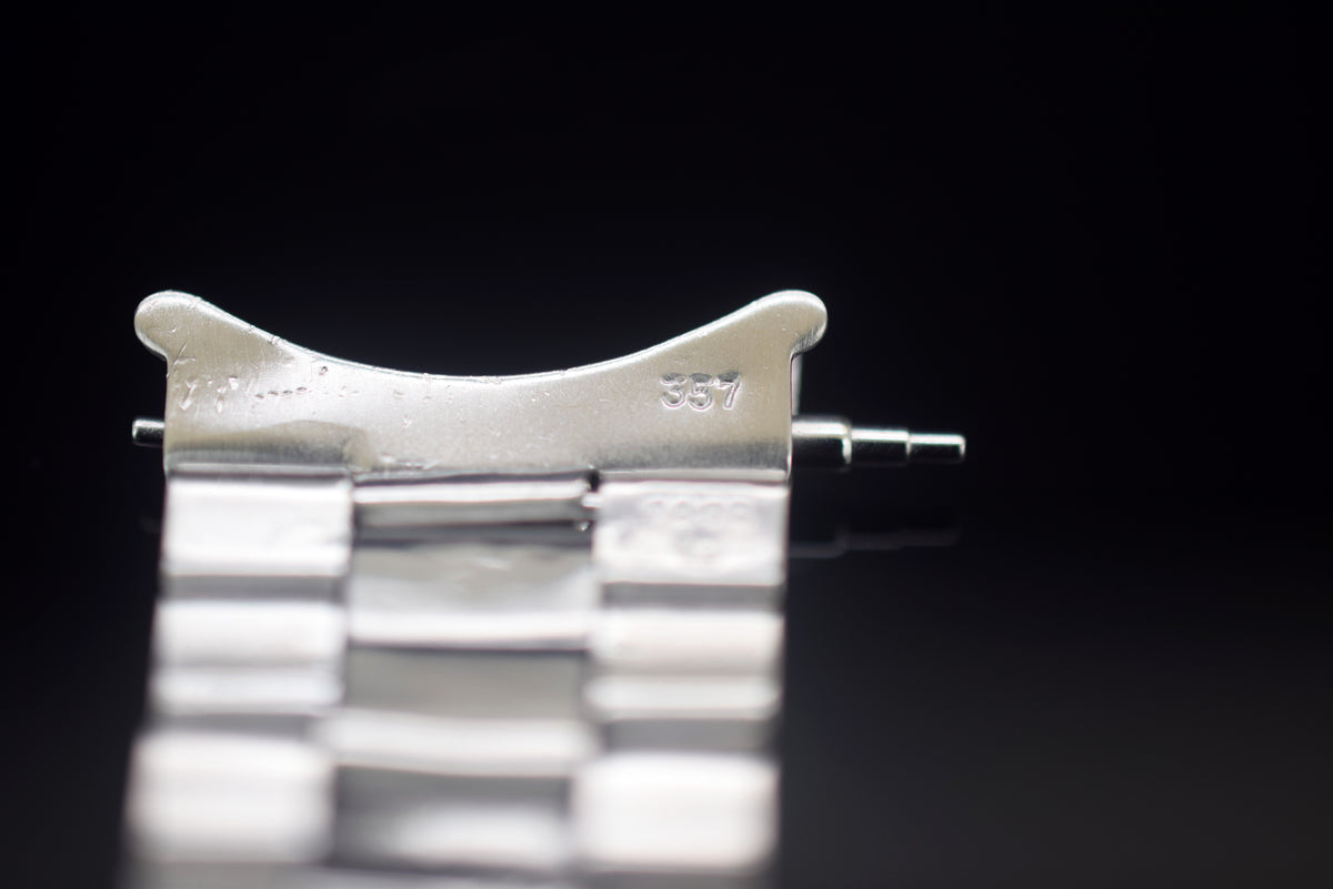 Rolex Oyster-Band gefaltet für Rolex Oyster Perpetual &amp; Air-King Modelle aus Edelstahl - Referenz 7835 - 19mm Anstoß