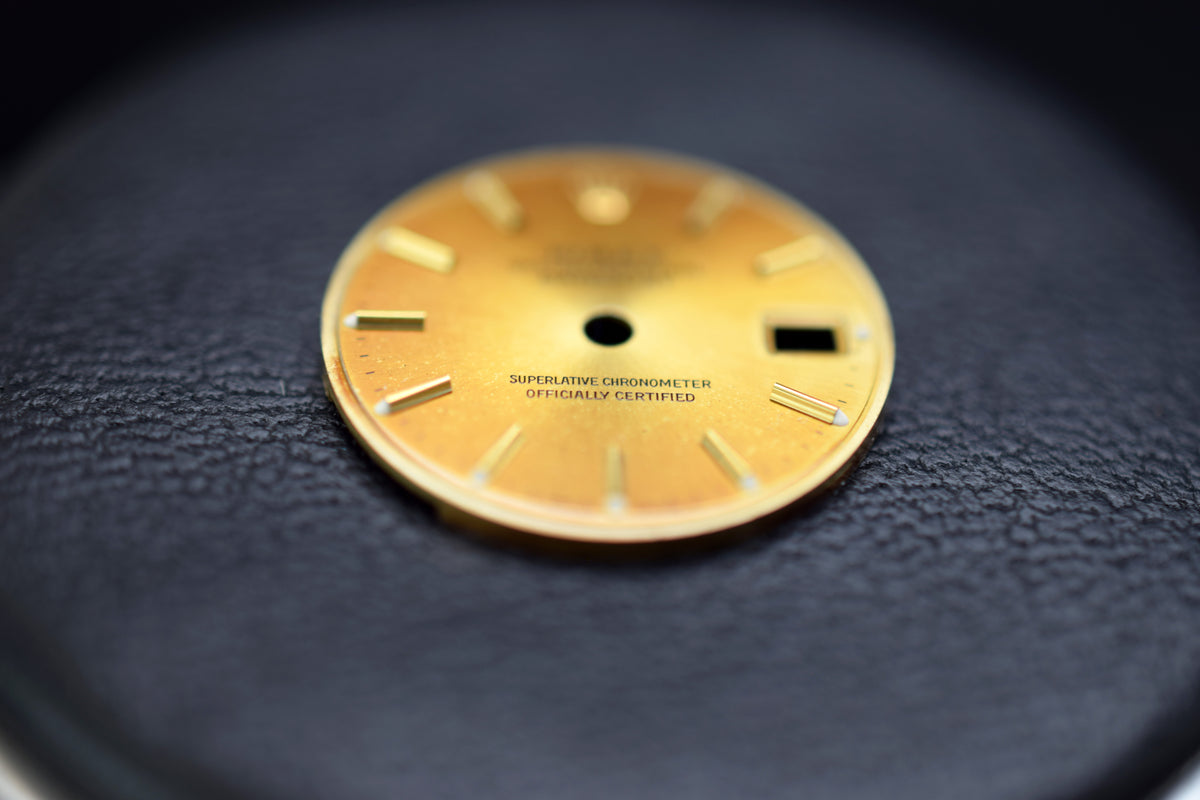 Rolex Zifferblatt &quot;T Swiss-Made T&quot; für Rolex Lady Datejust 26 Saphirglas Stahl/Gold, Gold Modelle - Referenz 69173, 69178