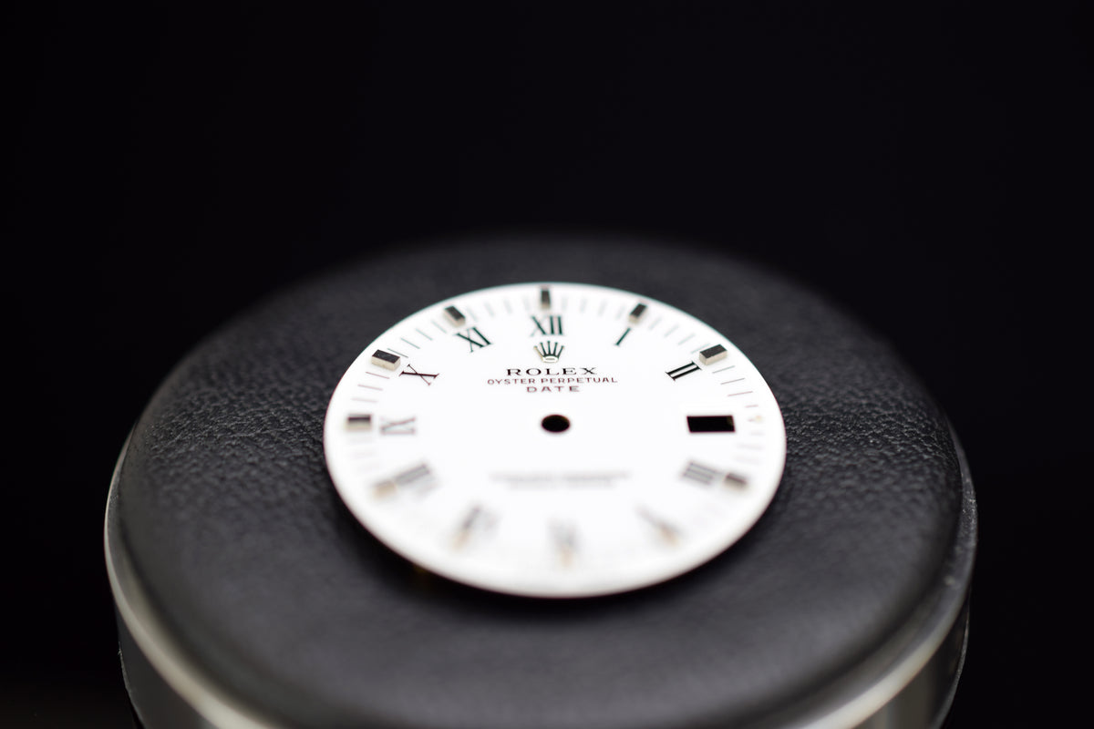 Rolex Zifferblatt &quot;T Swiss Made T&quot; für Rolex Date 34 Saphirglas-Stahl-Modelle - Referenz 15200, 15210