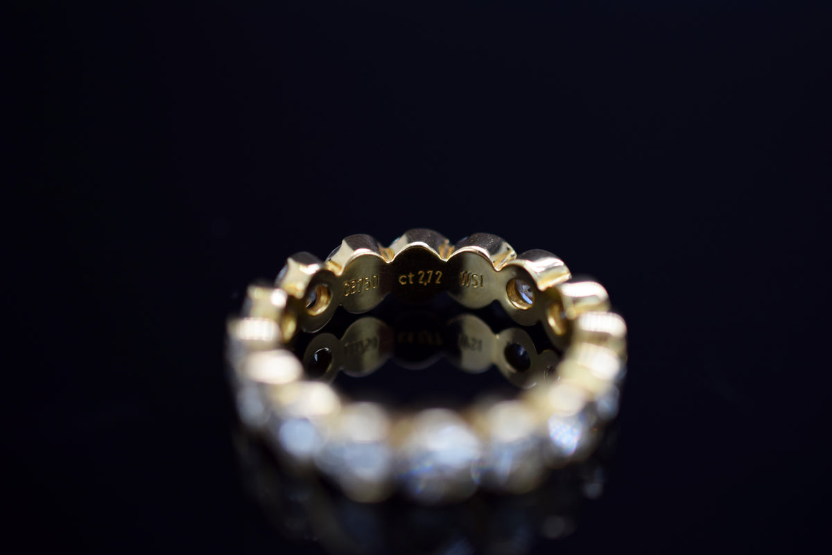 Bucherer Diamantring aus 750er Gelbgold - 2,72 ct. - Ringgröße 53