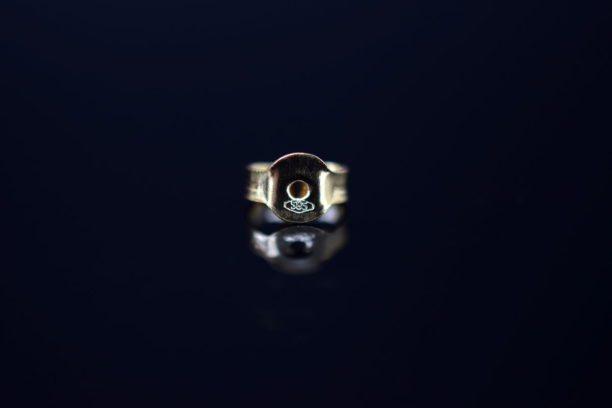 Ohrstecker Bicolor 585er Gold