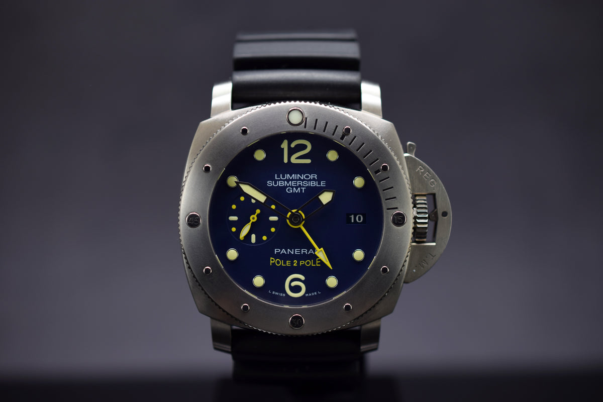 Panerai Luminor Submersible 1950 3 Days GMT Automatic Titanio - Aus 2016