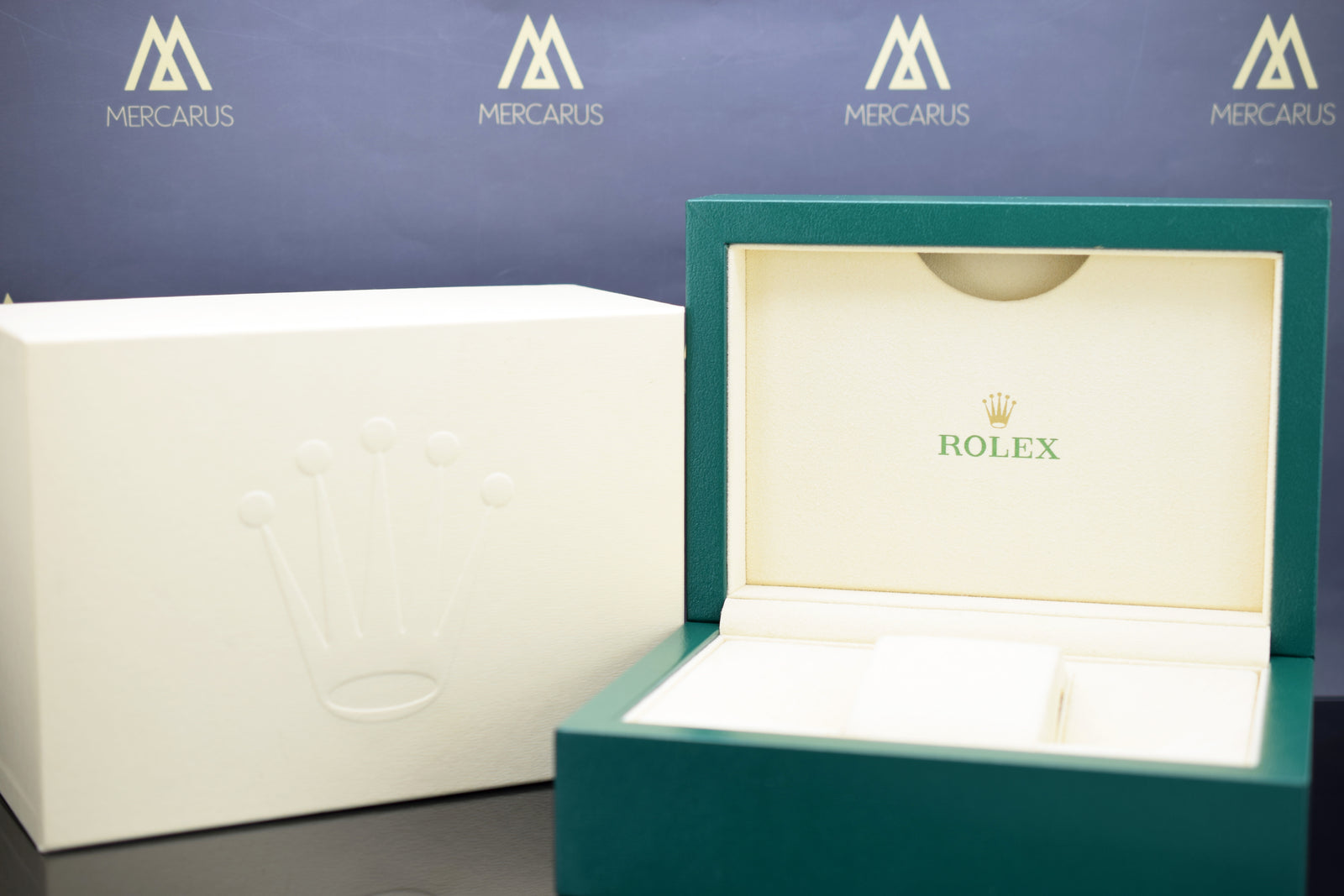 Rolex Box mit Umkarton in der Größe M, für diverse Rolex ''Unisex - Modelle'' - ab 2015