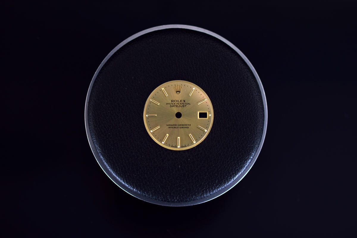 Rolex Zifferblatt &quot;T Swiss-Made T&quot; für Rolex Lady Datejust 26 Saphirglas Stahl/Gold, Gold Modelle - Referenz 69173, 69178