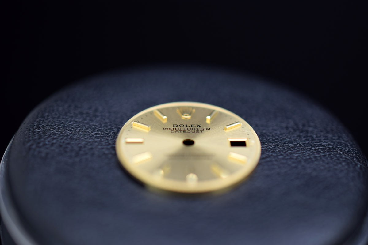 Rolex Zifferblatt &quot;T Swiss-Made T&quot; für Rolex Lady Datejust 26 Saphirglas Stahl/Gold, Gold Modelle - Referenz 69173, 69178