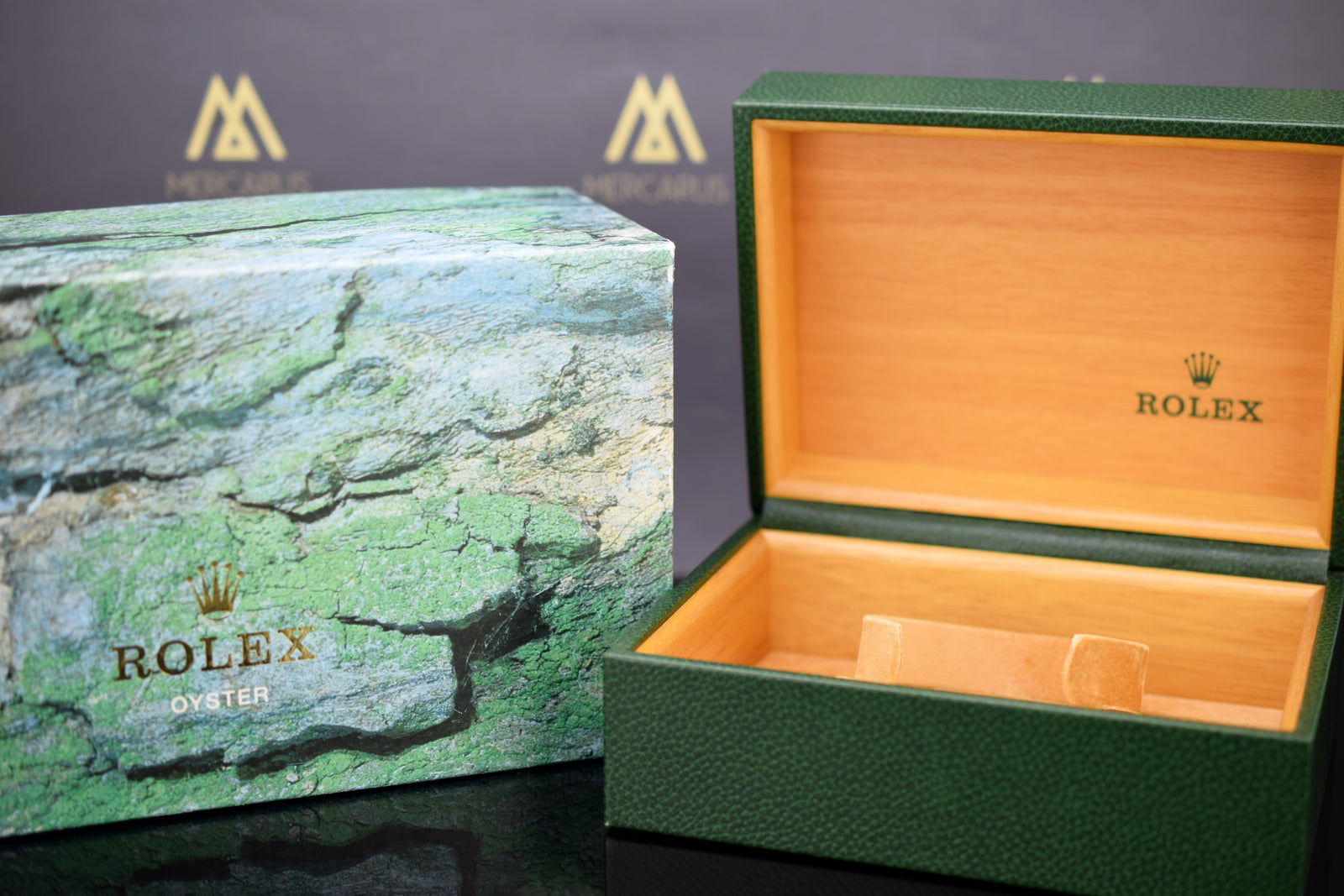 Rolex Box mit Umkarton für Rolex Submariner Date Modelle - Ref. 16610 aus Anfang der 2000er