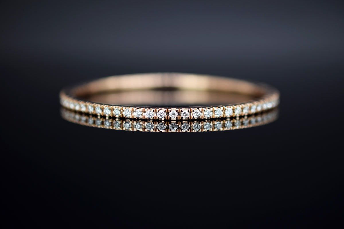 Tennisarmband Flex - 585er Rosègold - 2.00 ct.