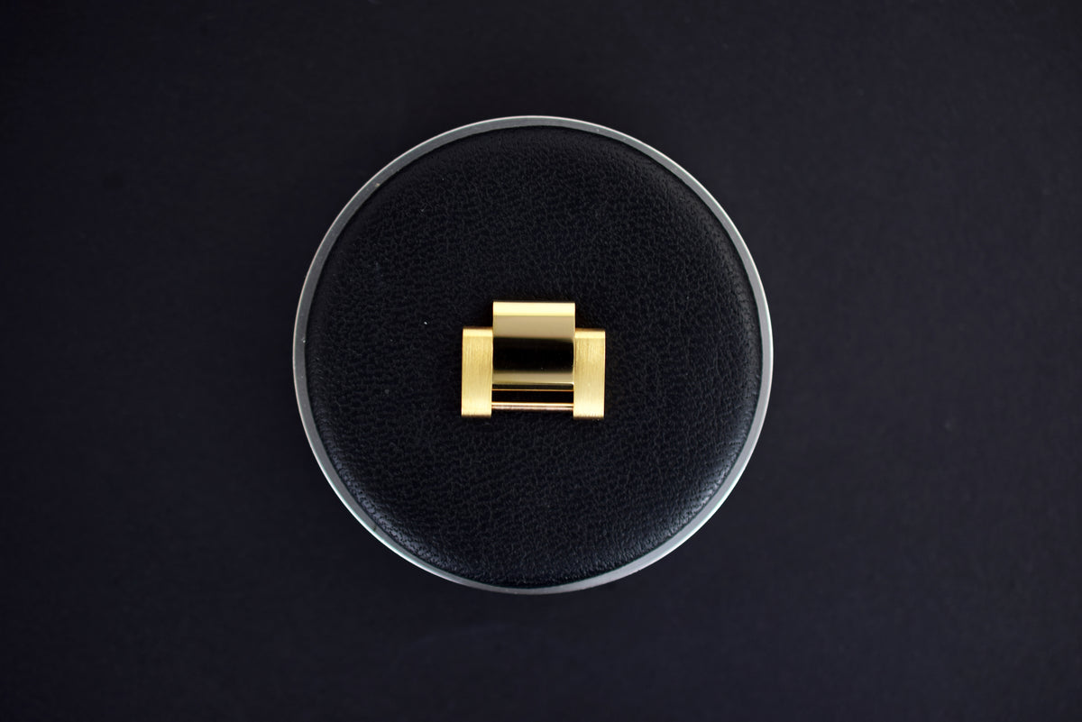 Rolex Armband-Element aus 18kt. Gelbgold für Oysterarmband mit 20mm Anstößen