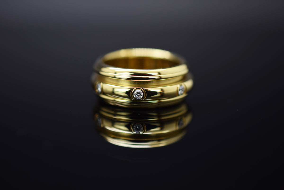 Piaget Possession Drehring - 7 Brillanten ca. 0.35ct. - Größe 56