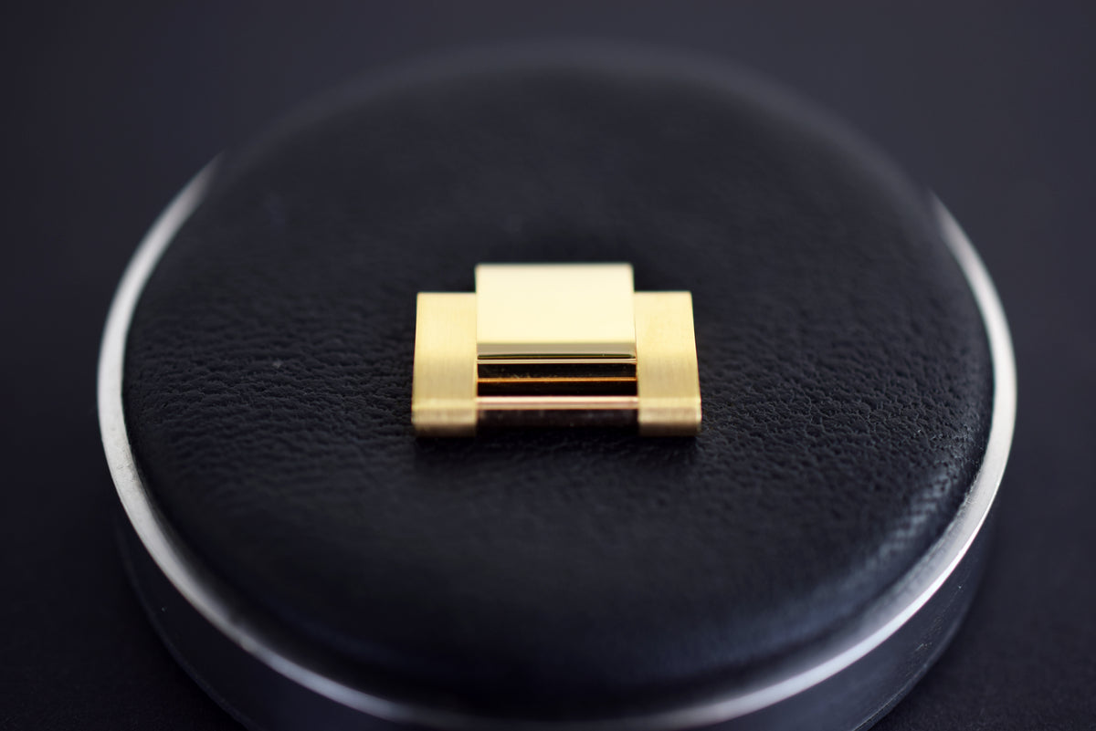 Rolex Armband-Element aus 18kt. Gelbgold für Oysterarmband mit 20mm Anstößen