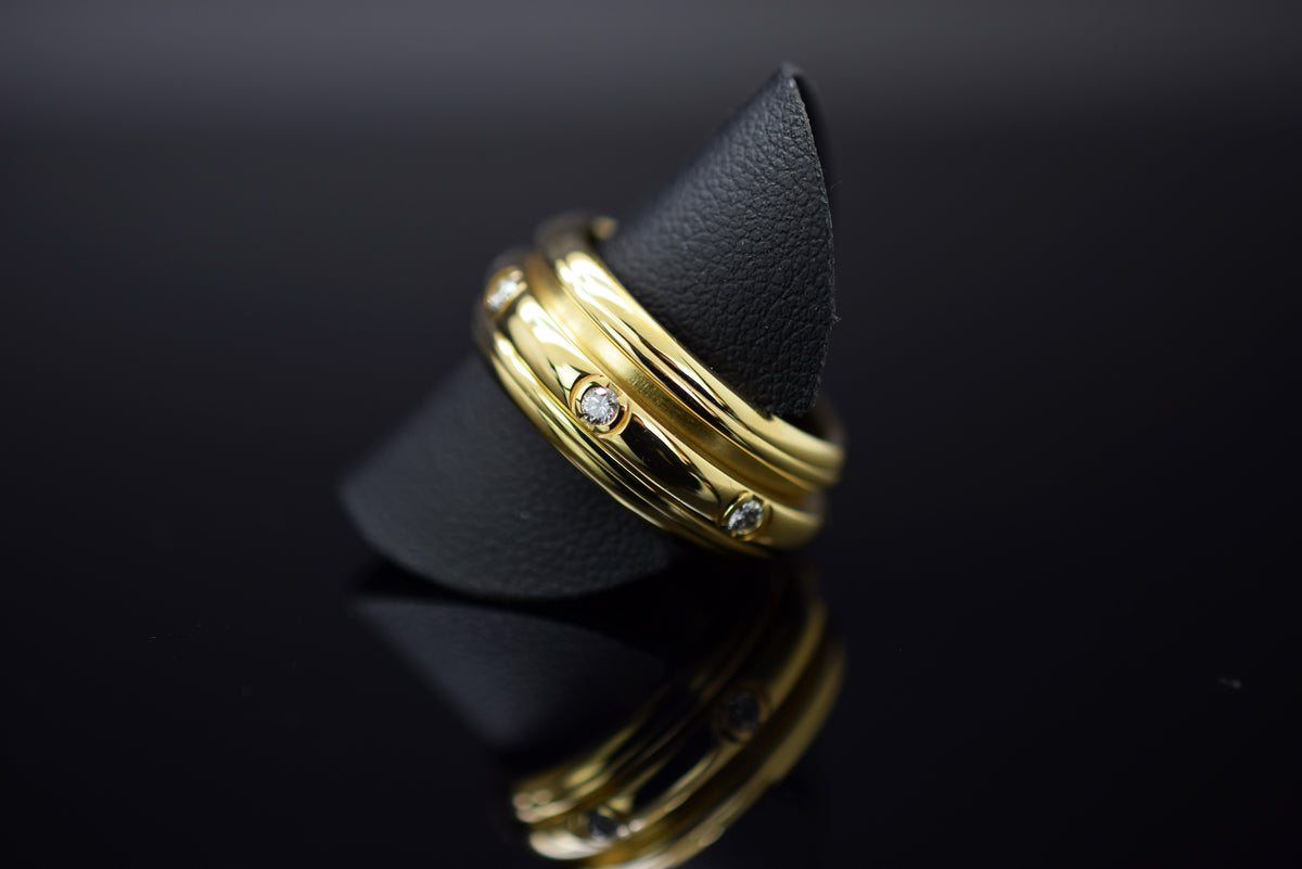 Piaget Possession Drehring - 7 Brillanten ca. 0.35ct. - Größe 56