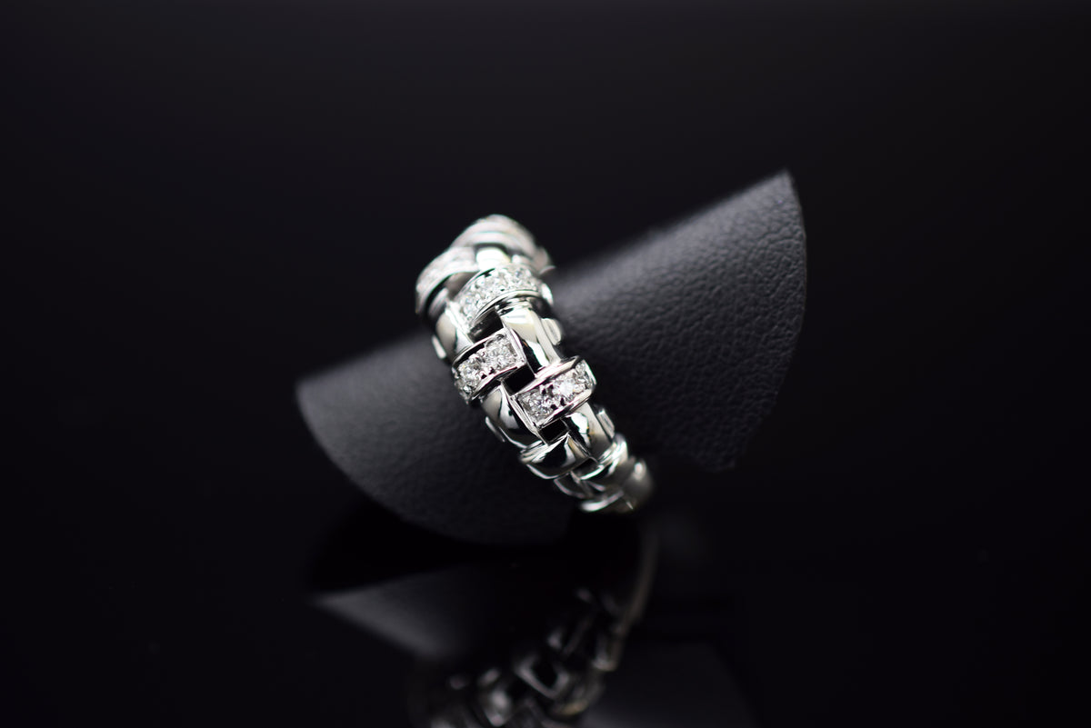 Tiffany &amp; Co. Basket Weave Ring -  0.40ct. - Ringgröße 50,5