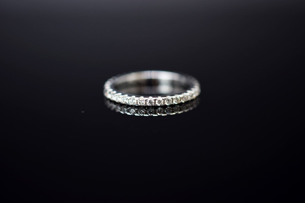 Bella Luce Memoire Diamantring aus 585er Weißgold - 0.60 ct. - Ringgröße 52