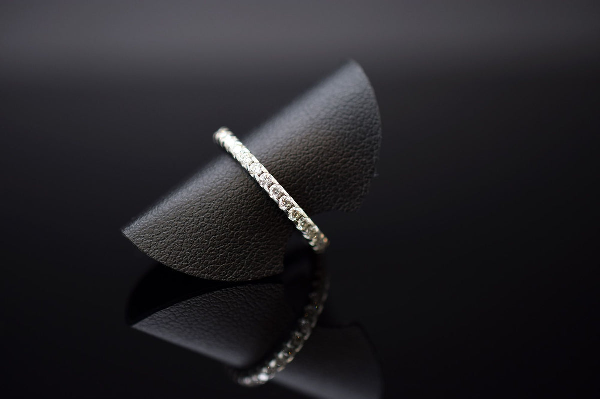 Bella Luce Memoire Diamantring aus 585er Weißgold - 0.60 ct. - Ringgröße 52