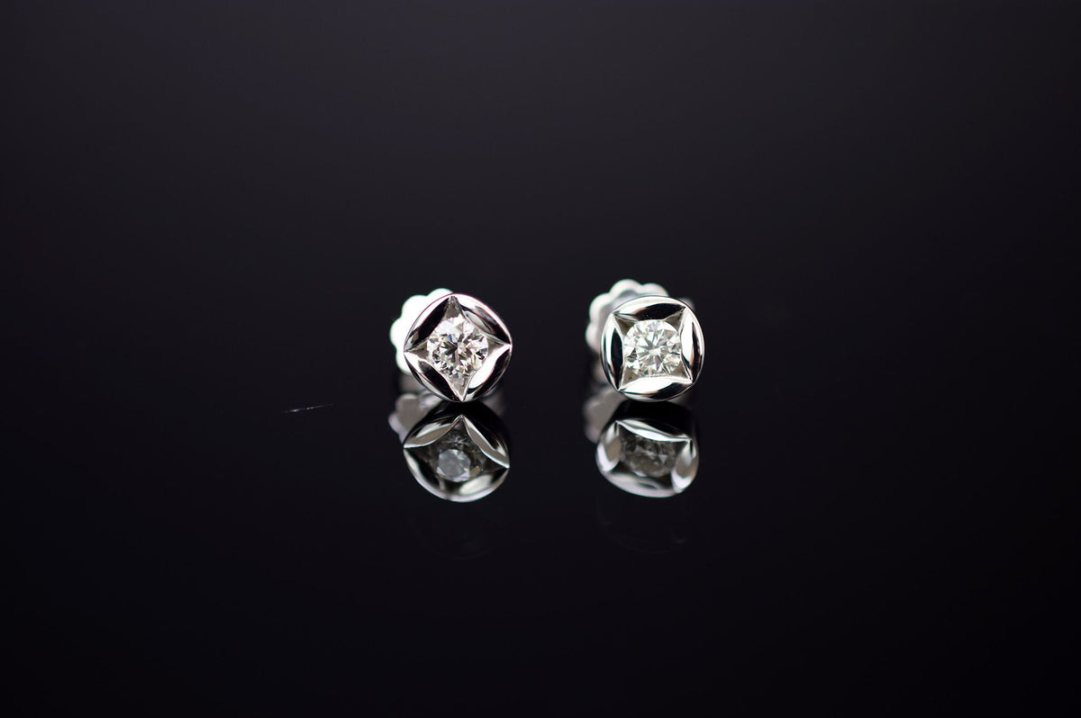 Bella Luce Ohrstecker - 585er Weißgold - 0.40 ct.