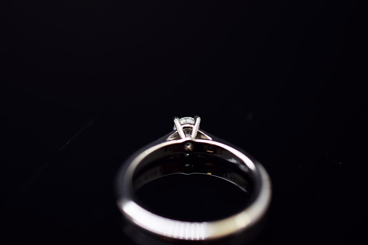 Cartier Solitär Verlobungsring -  0,18ct. - Ringgröße 51
