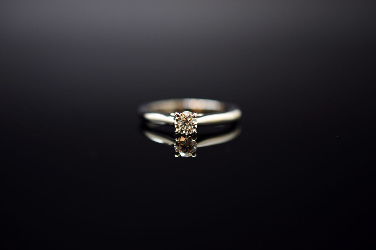 Cartier Solitär Verlobungsring -  0,23ct. - 950er Platin Ringgröße 50