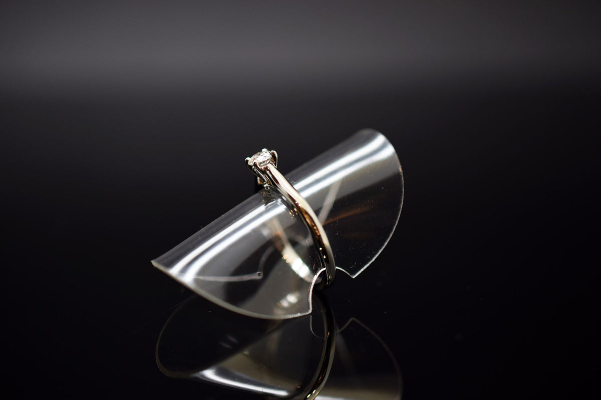 Cartier Solitär Verlobungsring -  0,23ct. - 950er Platin Ringgröße 50