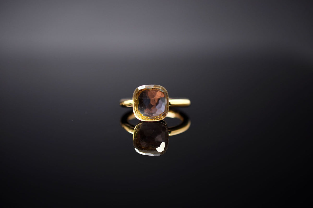 Pomellato Ring Nudo Classic - 18kt. Rosègold - Topas - Ringgröße 47