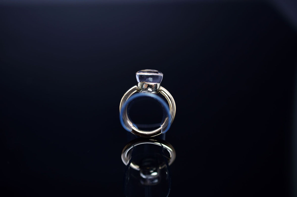 Pomellato Ring Nudo Classic - 18kt. Rosègold - Topas - Ringgröße 47