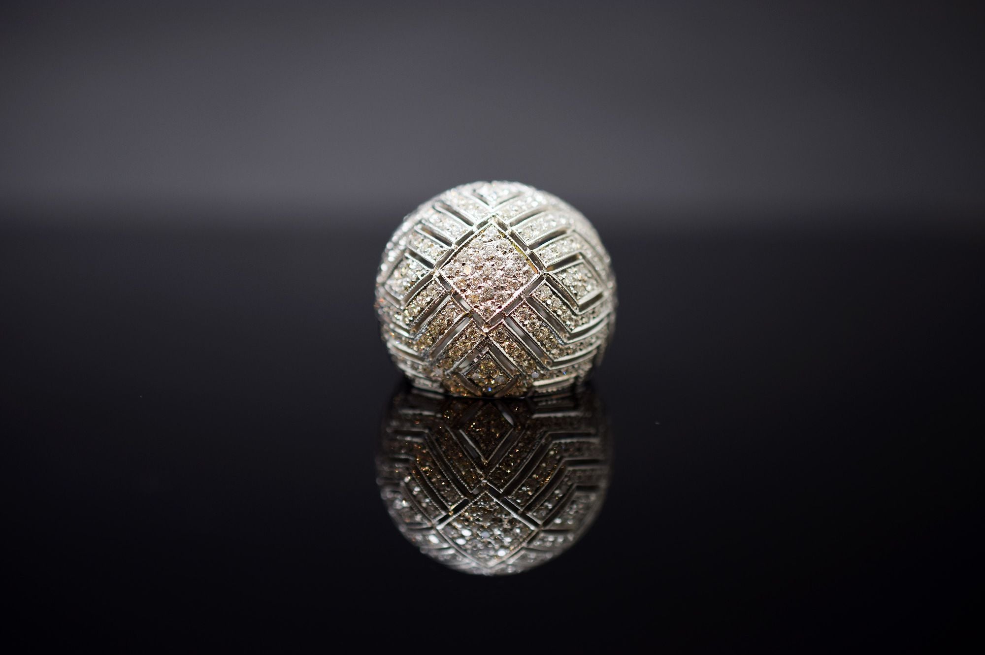 Recarlo Diamantring aus 750er Weißgold - Ringgröße 54