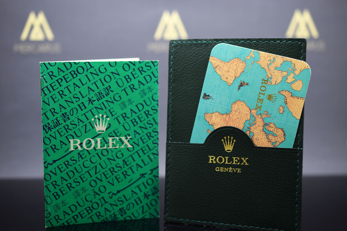 Rolex Kalender mit Lederetui &amp; Garantieübersetzung - Jahr 1999/2000