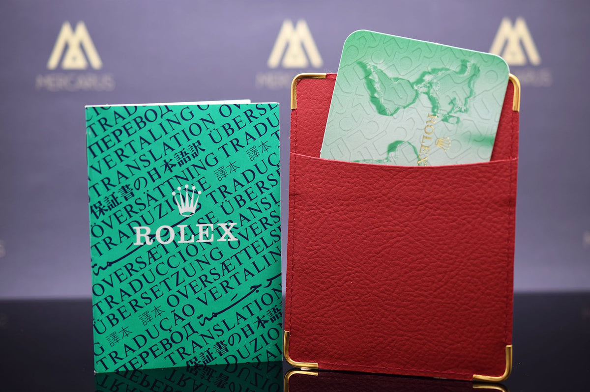 Rolex Kalender mit Lederetui &amp; Garantieübersetzung - Jahr 2003/2004