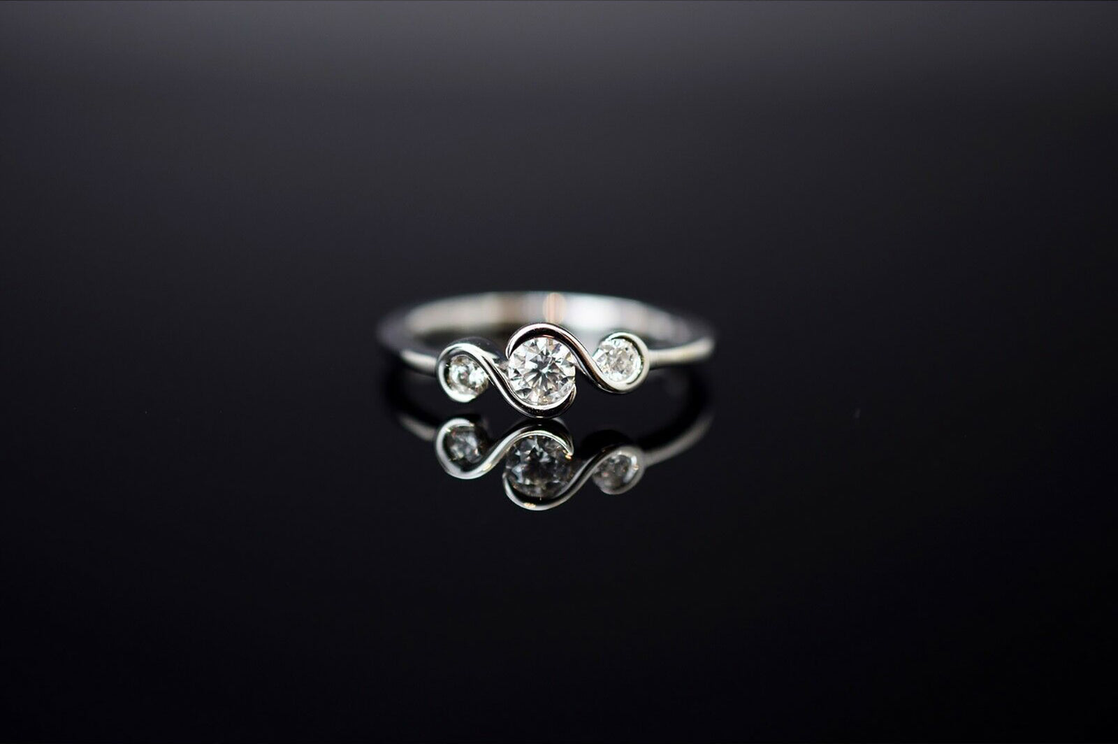 Bella Luce Diamantring aus 585er Weißgold - Ringgröße 54