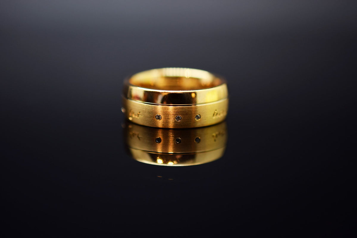 Trauringe - 585er Rosègold - 0.015 ct. Diamanten - Modell M016