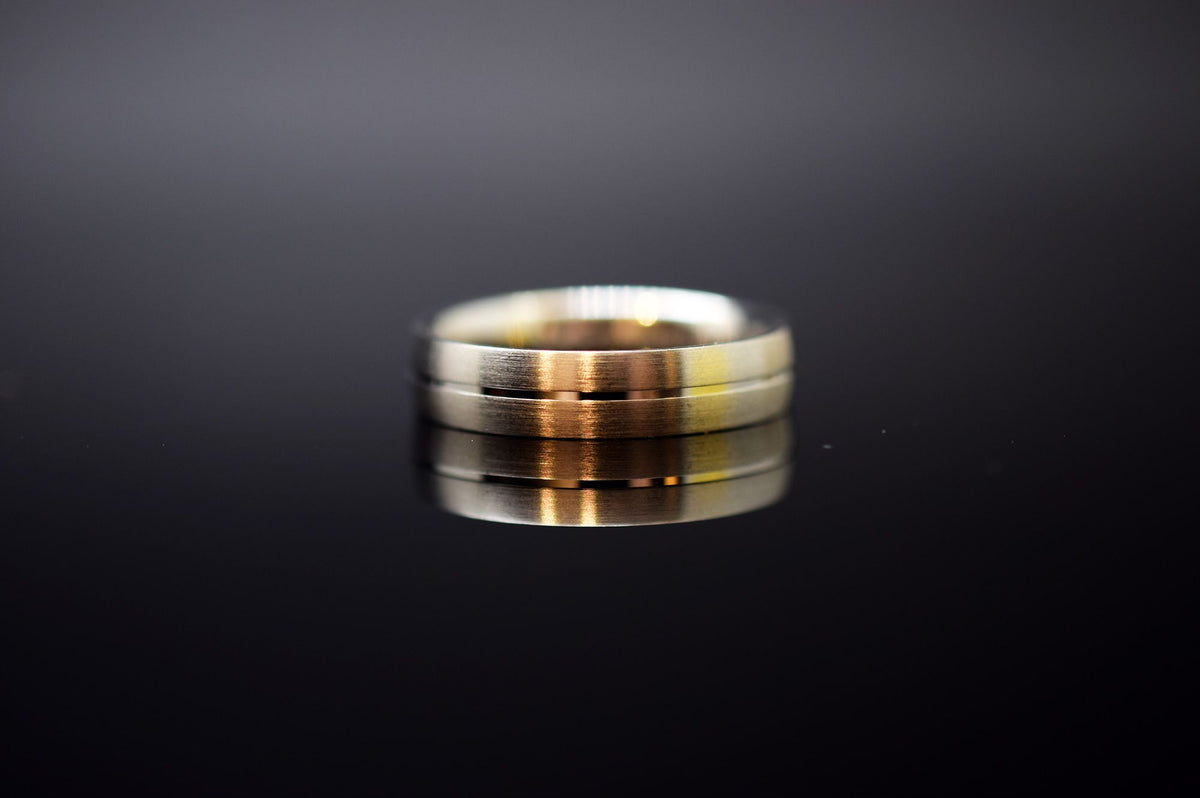 Trauringe - 585er Weißgold - 0.035 ct. Diamant - Modell M007