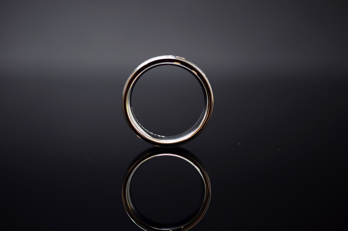 Trauringe - 585er Weißgold - 0.095 ct. Diamanten - Modell M004