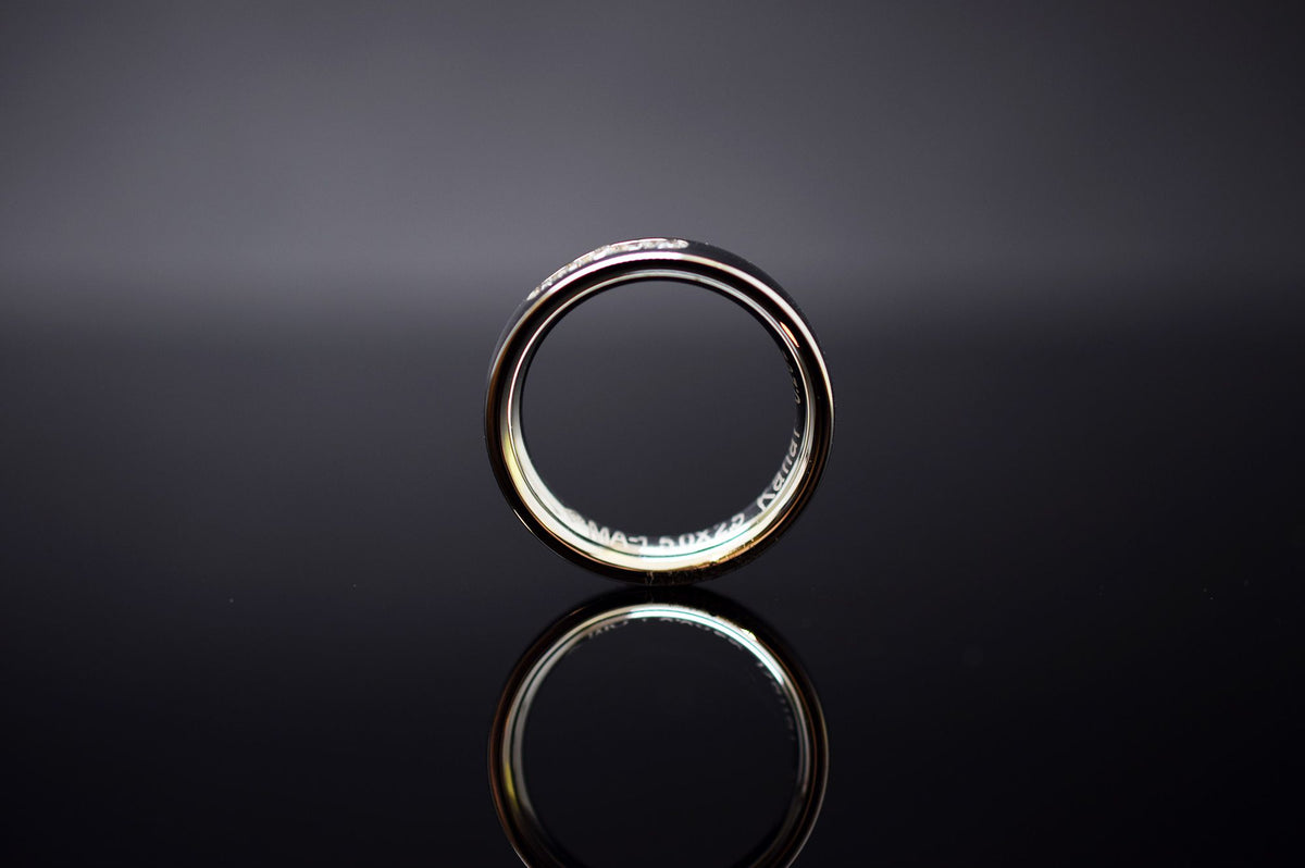 Trauringe - 585er Weißgold - 0.225 ct. Diamanten - Modell M005